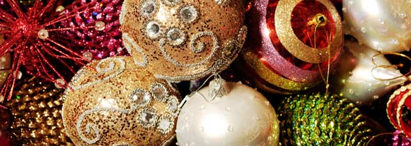 Christmas Tree Ideas: using fall tones