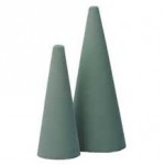 Cones used in Christmas Decorations Styrofoam cones can be used for Christmas Decorating Ideas