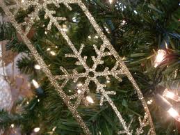Decorating a Christmas Tree with Ribbon Ribbon can enhace the look of your Christmas Tree