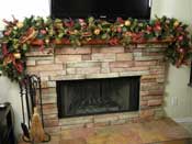 Thumbnail image for Fireplace Mantel: Christmas Decorations Ideas – Use of fruit stems